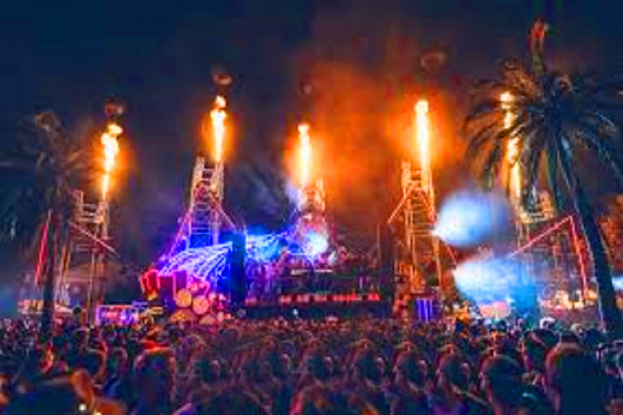 LED dancers performing at event in Delhi